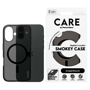 CARE by PanzerGlass Flagship Case iPhone 16 6.1" dymny/smokey MagSafe 1349 - Etui i futerały do telefonów - miniaturka - grafika 1