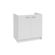 Szafki kuchenne - Szafka kuchenna podzlewozmywakowa D80 80 x 60 cm 2D0S DSM biały - miniaturka - grafika 1