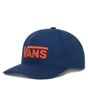 Czapki damskie - Czapka z daszkiem Vans Drop V Logo Snapback VN000QAH Granatowy - miniaturka - grafika 1