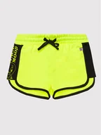 Spodenki damskie - United Colors Of Benetton Szorty sportowe LOONEY TUNES 3BT0C900T Zielony Regular Fit - miniaturka - grafika 1