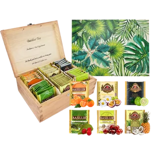 Ekspozytor drewniany - BOTANIK - 60 saszetek - Herbata - miniaturka - grafika 1