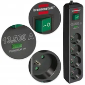 Przedłużacze i rozgałęźniki - Przedłużacz przepięciowy 4 GNIAZDA Certyfikat CE - miniaturka - grafika 1