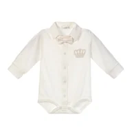 Body dla niemowląt - Body niemowlęce Henry, ecru 86 - miniaturka - grafika 1