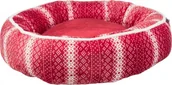 Legowiska dla psów - Trixie Lumi, Legowisko, dla psa/kota, czerwone, owalne, 50cm - miniaturka - grafika 1