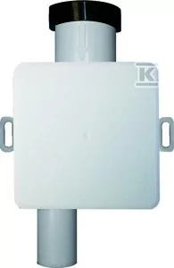 HL Syfon do skroplin DN20-32 podtynkowy o wymiarze zewnętrznym 100x100mm - Syfony - miniaturka - grafika 1