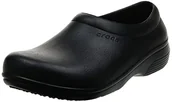 Skarpetki dla dzieci - Crocs Unisex Męskie i damskie chodaki na zegarze, antypoślizgowe buty robocze, Czarny, 7 UK Men/ 8 UK Women - miniaturka - grafika 1