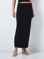 Spódnice - Noisy May Spódnica maxi Maya 27027283 Czarny Slim Fit - miniaturka - grafika 1