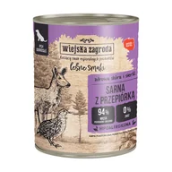 Mokra karma dla psów - Karma Mokra Dla Psa Wiejska Zagroda Leśne Smaki Sarna Z Przepiórką 800 G - miniaturka - grafika 1