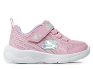 Buty dla dziewczynek - Buty dziecięce Skechers 302885NPKLV SKECH-STEPZ 2.0 Różowe - miniaturka - grafika 1