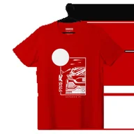 Odzież do sportów motorowych - T-shirt koszulka Honda Civic Type R czerwona-S - miniaturka - grafika 1