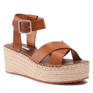 Espadryle damskie - Pepe Jeans Espadryle Witney Ella PLS90490 Tobacco 859 - grafika 1