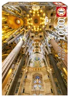 Puzzle - Educa, Puzzle, Wnętrze Sagrada Familia / Barcelona, 1000 el. - miniaturka - grafika 1