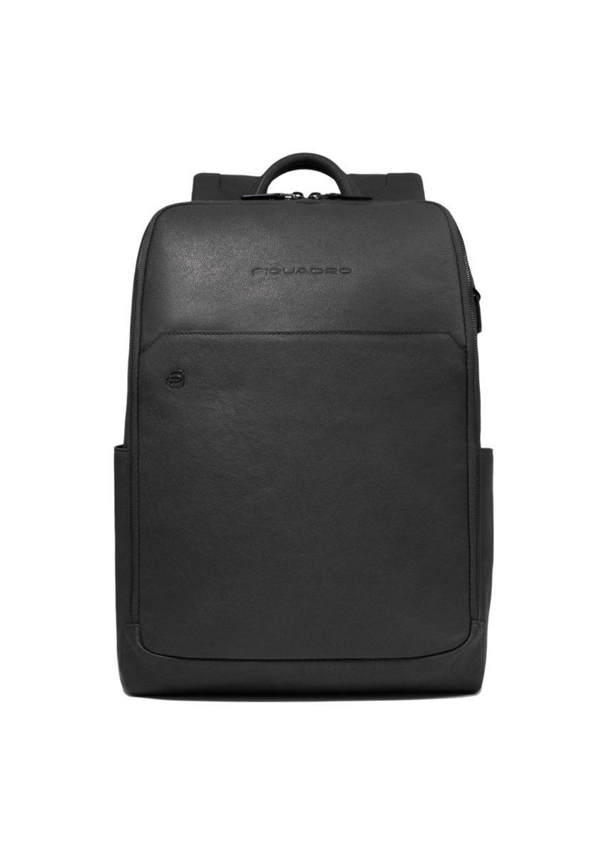 Zaino in pelle porta PC 15,6'' con fast check Uomo piquadro ca6503b3-n Nero