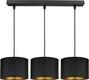 Lampa wisząca Orno KYLO 3P E27, lampa wisząca, max. 3x60W, czarna, listwa - Lampy sufitowe - miniaturka - grafika 1