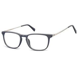 Okulary oprawki zerówki korekcyjne Nerd Sunoptic AC7C Ciemnogranatowe - Okulary korekcyjne, oprawki, szkła - miniaturka - grafika 1