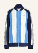 Swetry damskie - Adidas Originals Sweter Archive Cutline Knit blau - adidas Originals - miniaturka - grafika 1