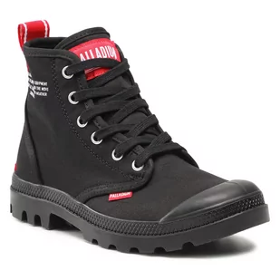 Palladium Trapery Pampa Hi Dare 76258-008-M Black 1 - Botki damskie - miniaturka - grafika 1