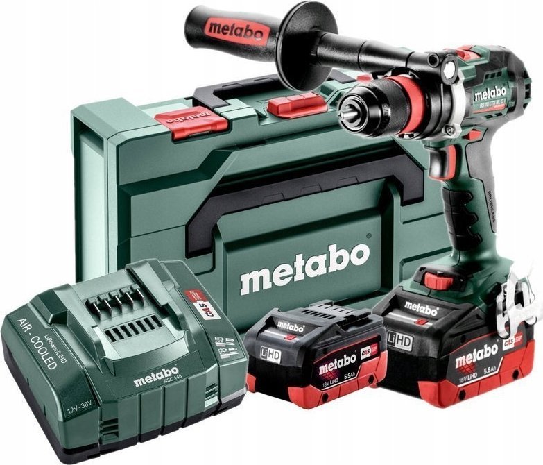 Metabo Wiertarko-wkrętarka SCREWDRIVER BS 18 LTX BL Q I 130/65Nm 2x5.5Ah LiHD 602359660