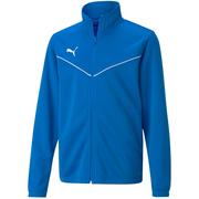 Piłka nożna - Bluza dla dzieci Puma teamRISE Training Poly Jacket Jr niebieska - miniaturka - grafika 1