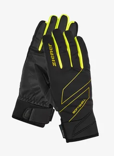 Rękawiczki softshell Ziener Ilion AS - poison yellow - Rękawiczki - miniaturka - grafika 1