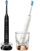 Szczoteczki elektryczne - Szczoteczka Philips Sonicare DiamondClean 9000 HX9914/57 2 szt. Czarna/Biała - miniaturka - grafika 1
