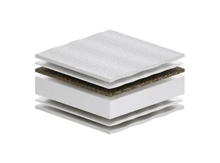 Materac Lima HR Trawa 100x120 Piankowy HR Morska Średnio/Twardy H2/H3 Aloe Vera Antyalergiczny - Materace - miniaturka - grafika 1