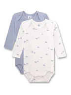 Body dla niemowląt - Sanetta Body (2 szt.) w kolorze błękitnym i białym - miniaturka - grafika 1