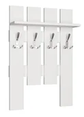 Wieszaki i stojaki - Pionowy Wieszak Biały Ścienny Do Przedpokoju C9-M07 - miniaturka - grafika 1