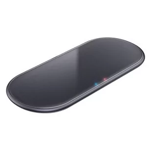 Crong Crong Dual Fast Wireless Charger Bezprzewodowa ładowarka indukcyjna Qi 2x15W Shadow Black) 10_18525 - Kable USB - miniaturka - grafika 1