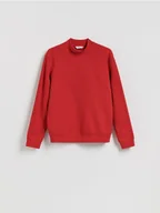 Bluzy męskie - Reserved - Bluza ze stójką - czerwony - miniaturka - grafika 1