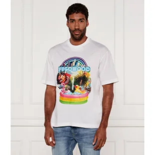 HUGO T-shirt Duwood Regular Fit - Koszulki męskie - miniaturka - grafika 1