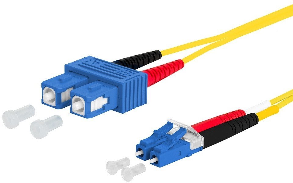 Kabel krosowy METZ CONNECT OpDAT, SC-D/LC-D OS2, 0,5 m 21.06.1367