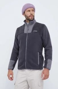 Columbia bluza sportowa Winter Pass Tech kolor szary wzorzysta - Bluzy męskie - miniaturka - grafika 1