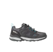 Buty trekkingowe damskie - Damskie buty trekkingowe Jack Wolfskin TRAIL HIKER TEXAPORE LOW W Tarmac Grey / Light Blue - 35,5 - miniaturka - grafika 1