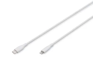 DIGITUS Kabel przyłączeniowy USB 2.0 typ C-Lightning silikonowy 0,5mW - Kable USB - miniaturka - grafika 1