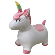 Skoczki dla dzieci - Nadmuchiwany jednorożec do skakania, 56 cm - miniaturka - grafika 1