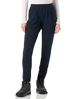Spodnie damskie - CMP Damskie spodnie dresowe Strecth French Terry, czarny niebieski, 50 - grafika 1