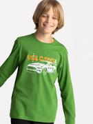 Koszulki dla chłopców - Chłopięcy longsleeve z nadrukiem samochodu L-JAPAN JUNIOR - Volcano - miniaturka - grafika 1