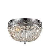 Lampy sufitowe - Żyrandol kryształowy Etienne 108599 Markslojd glamour metalowa oprawa chrom - miniaturka - grafika 1