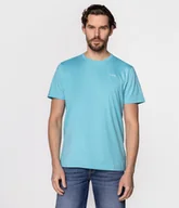 Koszulki męskie - T-shirt z małym haftowanym logo OBUTCH 0875 SEA JET-XXL - miniaturka - grafika 1
