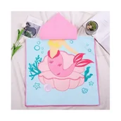 Okrycia kąpielowe dla dzieci - RĘCZNIK PLAŻOWY Peleryna dziecięca PEL01WZ18 - miniaturka - grafika 1