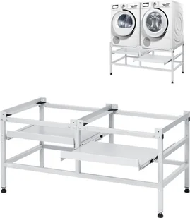 Wysokiej jakości podstawa pod pralkę Podstawa pod suszarkę - 1230x635x625 mm - Maksymalne obciążenie 267 kg - Rama pod urządzenie gospodarstwa domowego klasy premium - Akcesoria i części do pralek i suszarek Wysokiej jakości podstawa pod pralkę Podstawa pod suszarkę - 1230x635x625 mm - Maksymalne obciążenie 267 kg - Rama pod urządzenie gospodarstwa domowego klasy premium - Akcesoria i części do pralek i suszarek - miniaturka - grafika 1