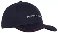 Czapki damskie - Tommy Hilfiger Czapka TH Skyline, niebieski (Kosmiczny Błękit), Rozmiar uniwersalny - miniaturka - grafika 1