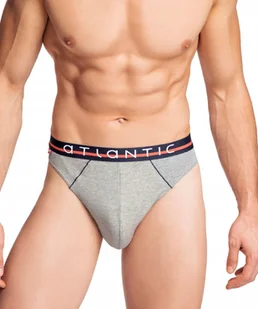 SLIPY ATLANTIC MĘSKIE MAJTKI MP083 SPORT SZARE M - Majtki męskie - miniaturka - grafika 1