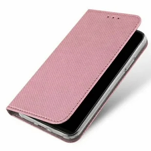 Etui z klapką Smart Magnet book do Samsung A54 5G A546 różowo złoty/rose gold - Etui i futerały do telefonów - miniaturka - grafika 1