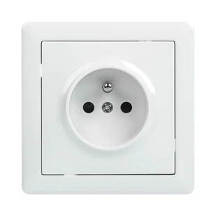 LEDart LEXMAN pojedyncze 2P + Z SLIM biały LEXMAN - Wyłączniki światła i elektryczne - miniaturka - grafika 1