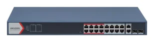 Hikvision DS-3E1318P-EI(B) łącza sieciowe Zarządzany Fast Ethernet (10/100) Obsługa PoE Niebieski DS-3E1318P-EI(B) - Switche - miniaturka - grafika 1