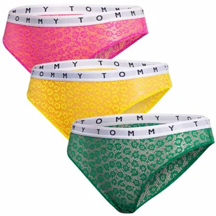 TOMMY HILFIGER MAJTKI DAMSKIE 3P BIKINI r. XS - Majtki damskie - miniaturka - grafika 1