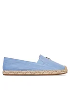 Espadryle damskie - Tommy Hilfiger Espadryle Chambray Espadrille FW0FW08539 Niebieski - miniaturka - grafika 1