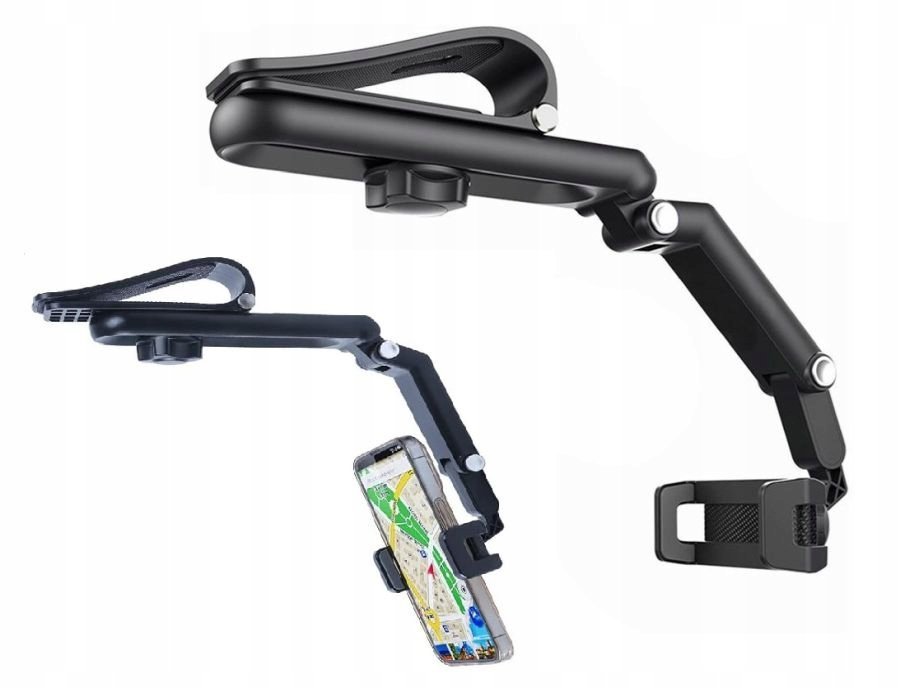 UCHWYT SAMOCHODOWY NA TELEFON NA OSŁONĘ PRZECIWSŁONECZNĄ DO SAMOCHODU DOMU